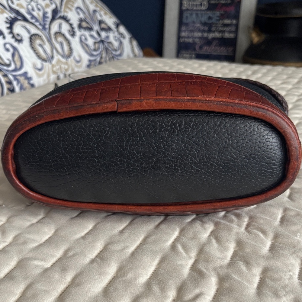 Brighton Black and Brown Textured Tote - Picture 7 of 14